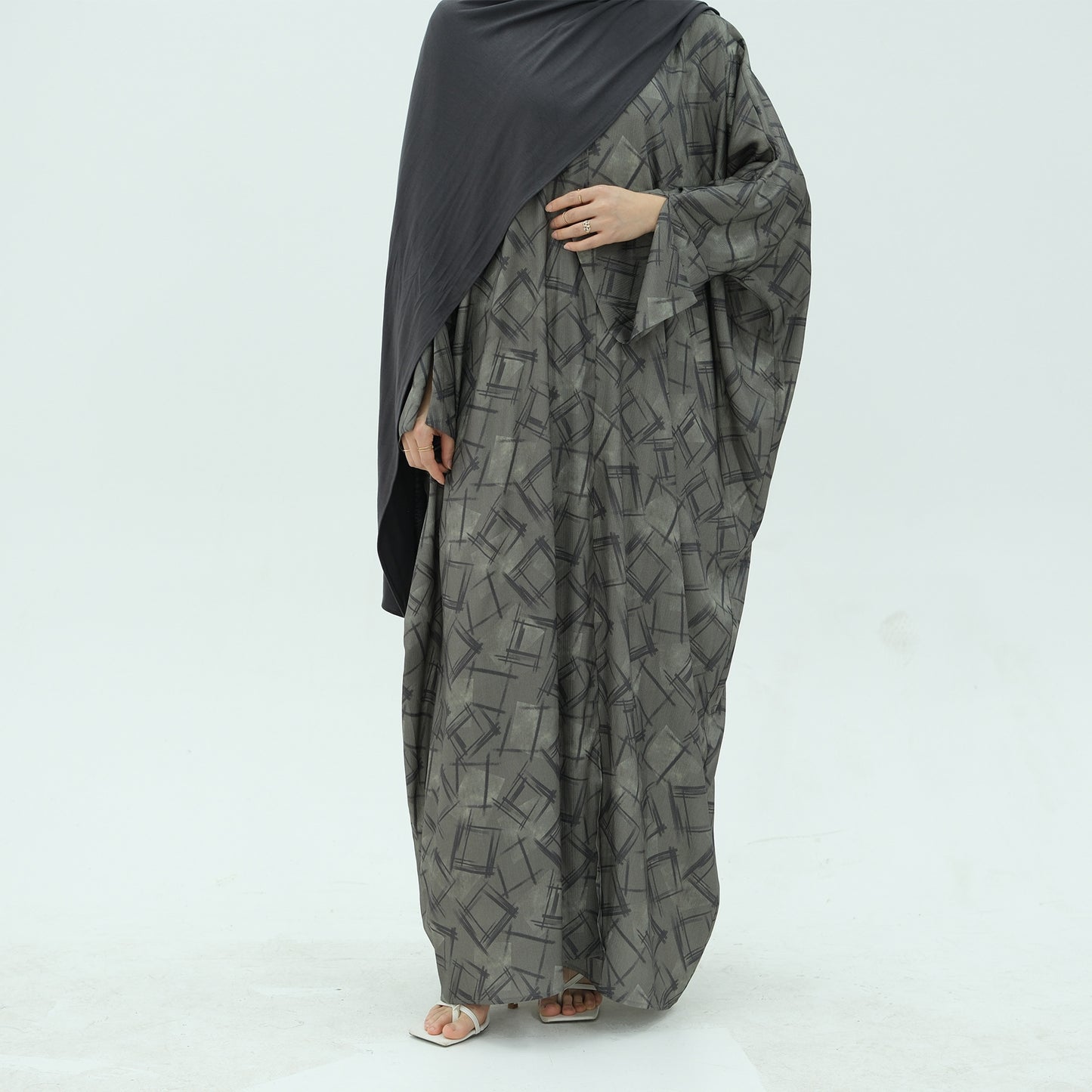 Floral Cardigan Abaya