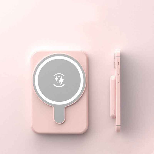 Ultra-Portable Magnetic Wireless Power Bank – 5000mAh for Effortless Charging