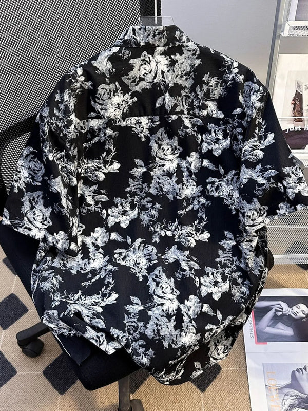 Sophisticated Urban Print Shirt for Effortless Style