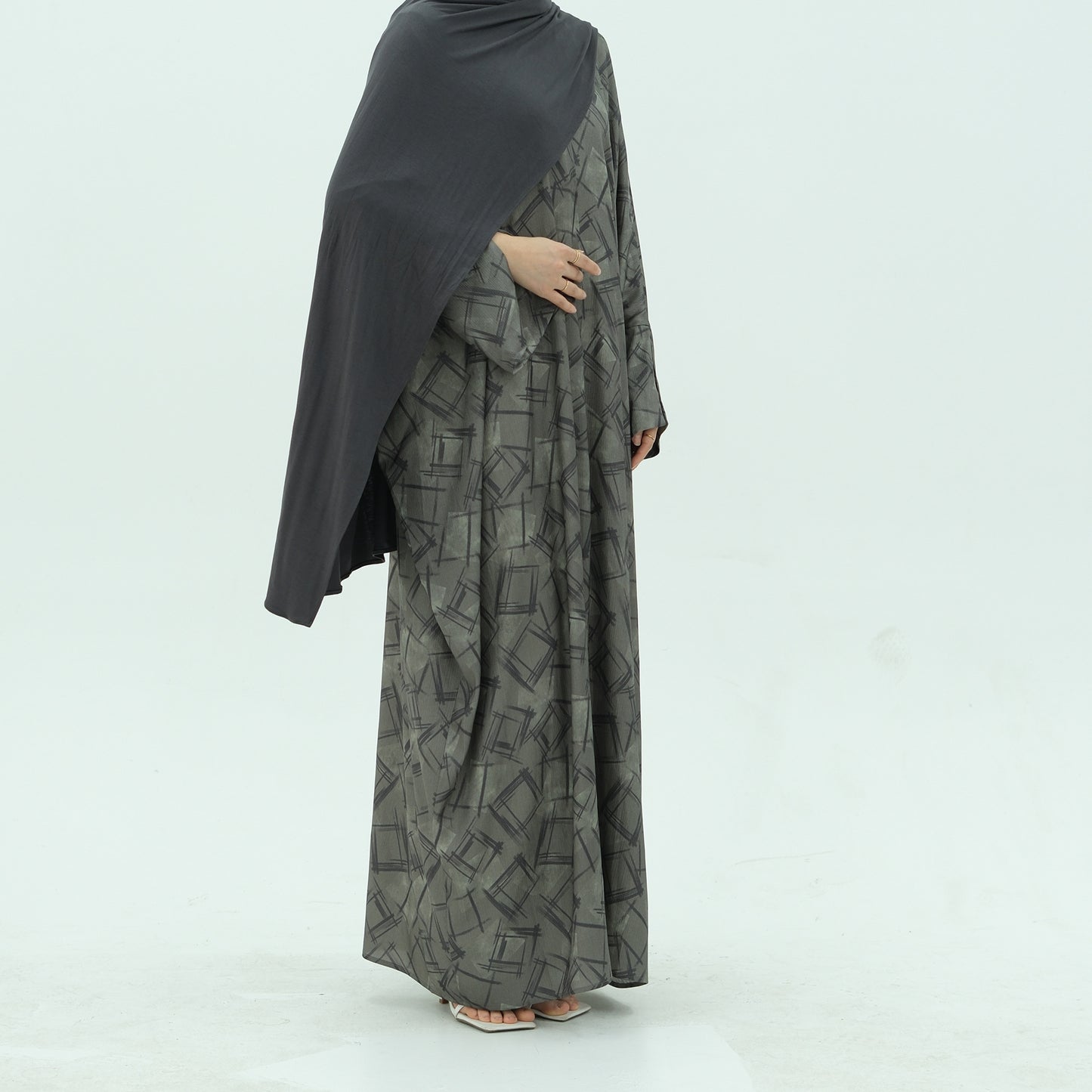 Floral Cardigan Abaya