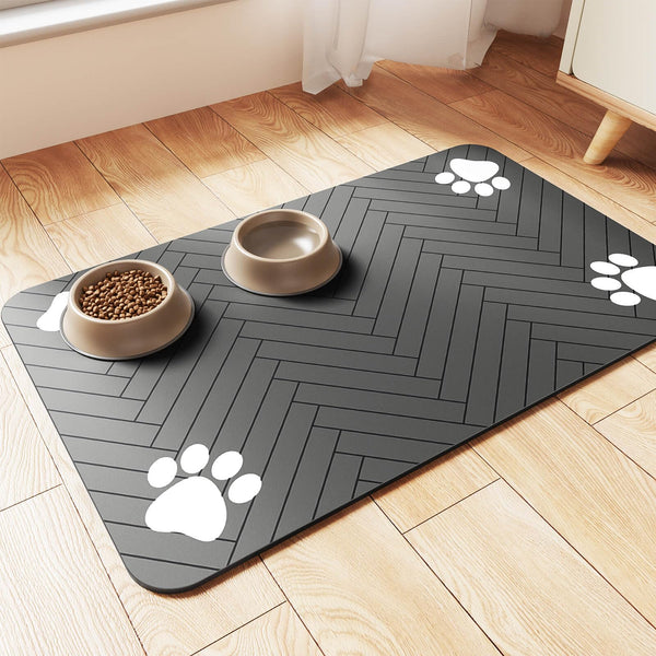 Keep Your Home Spotless with Our Absorbent Pet Feeding Mat